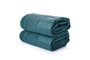 Mijolnir Set de alfombrillas de baño, 2 piezas, Azul Petróleo